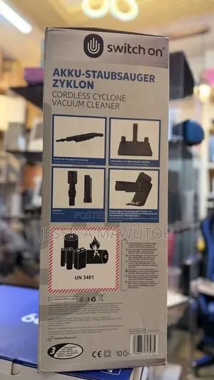 Switch on Cordless Cyclone Vacuum Cleaner Is a Versatile