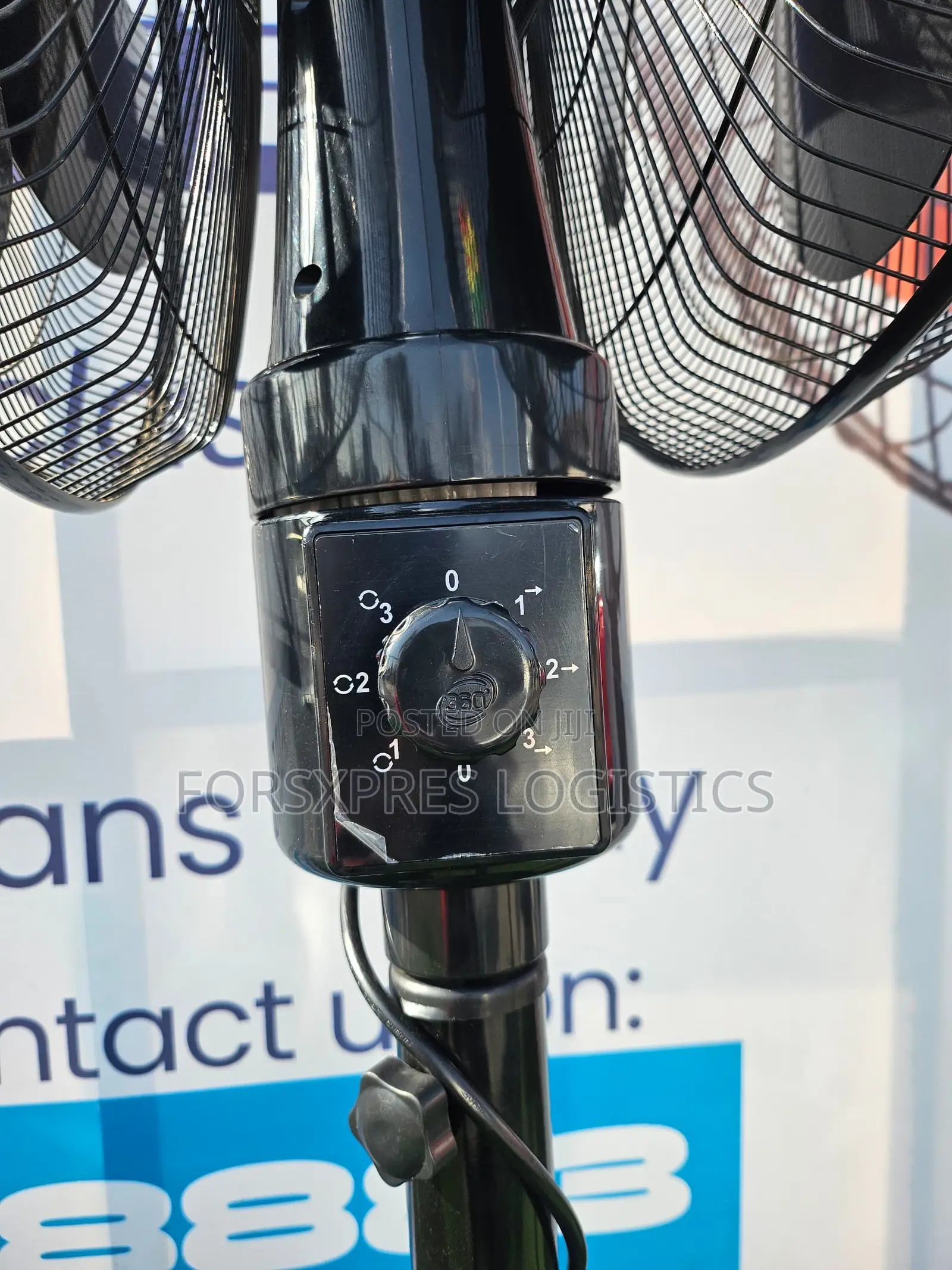 Multi Functional Double Headed 360 Standing Fan