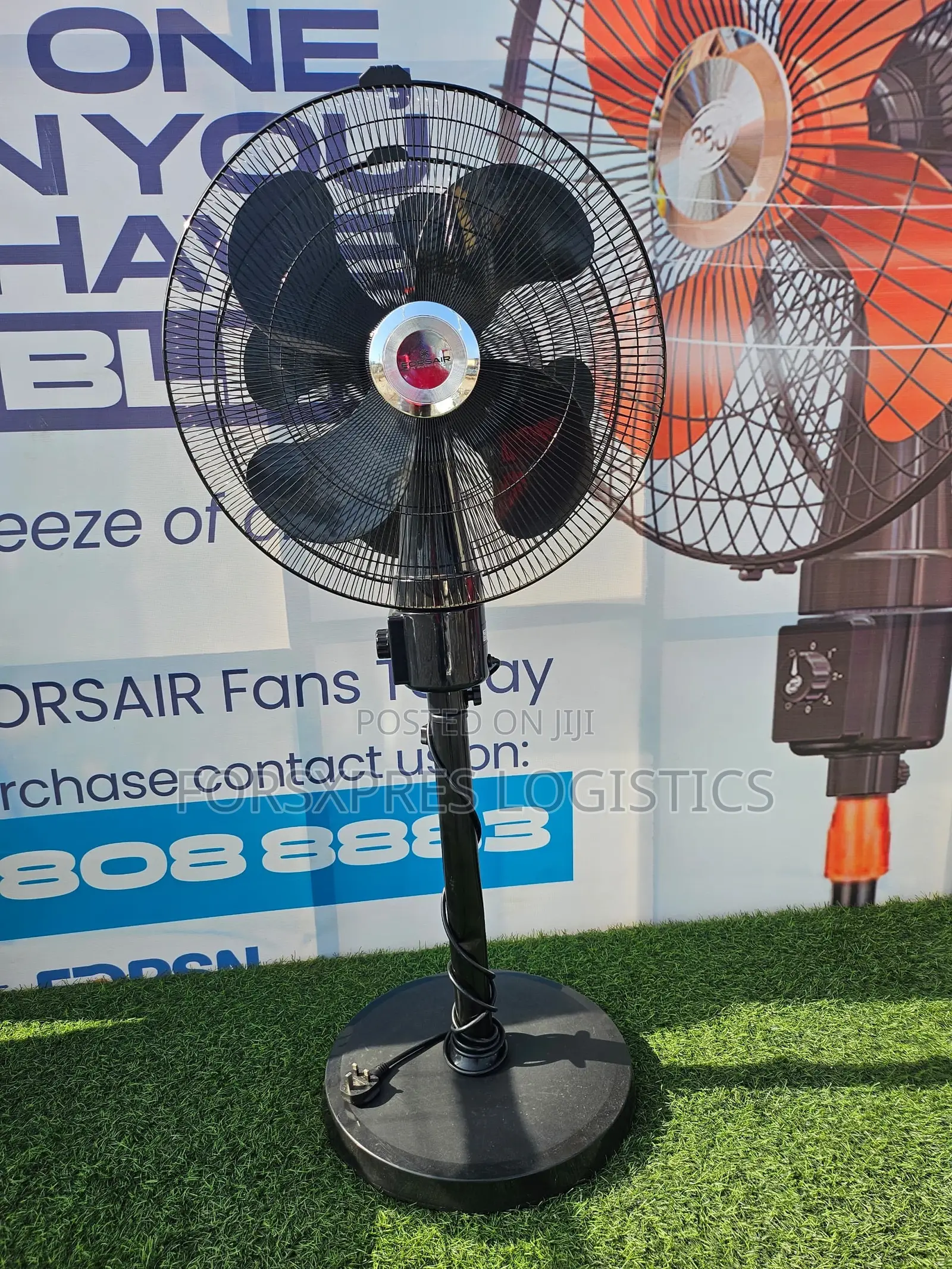 Multi Functional Double Headed 360 Standing Fan
