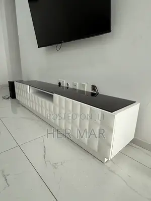 Modern White TV Console / TV Cabinet