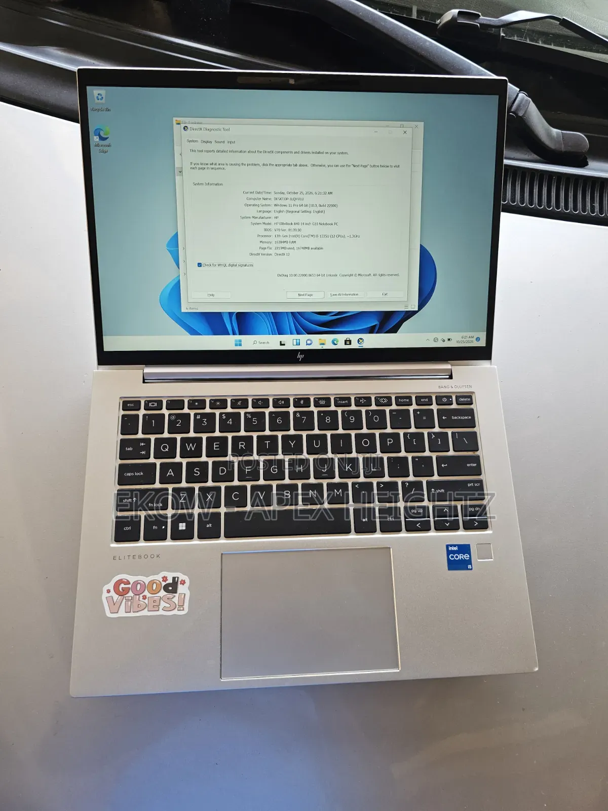 Laptop HP EliteBook 840 G10 16GB Intel Core i5 SSD 512GB