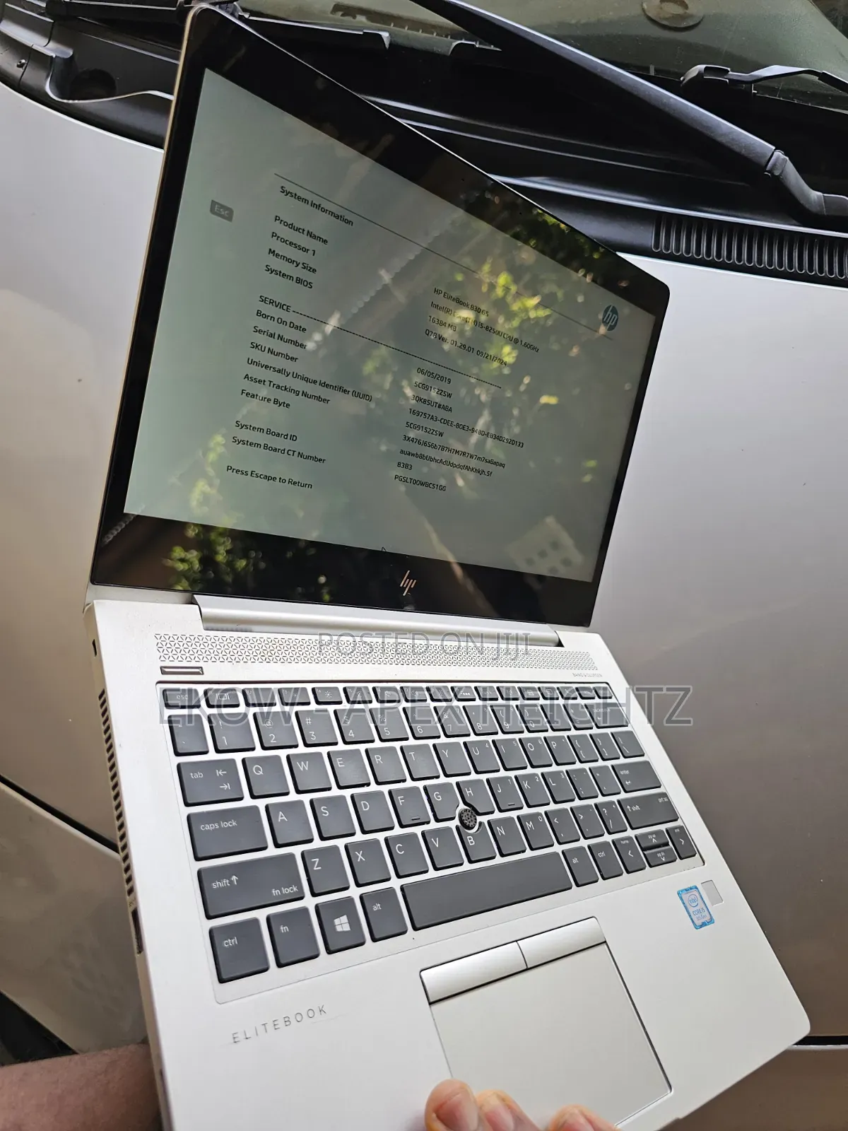 Laptop HP EliteBook 830 G5 16GB Intel Core i5 SSD 256GB