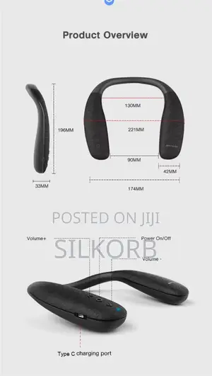 Wireless Neckband Speakers for Gamers & HQ Surround Sound Lovers