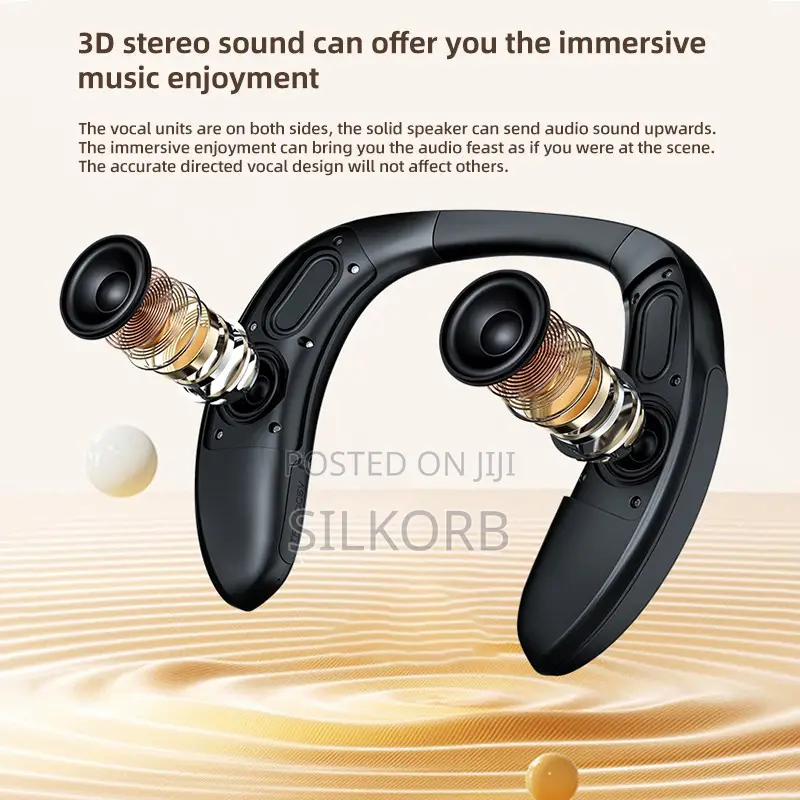Wireless Neckband Speakers for Gamers & HQ Surround Sound Lovers