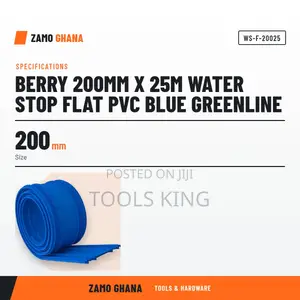 Berry 200Mm X 25M Water Stop Flat PVC Blue Greenline - WS-F-20025