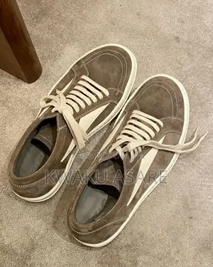 Rick Owens Low-Top 'Vintage Sneaks' Suede