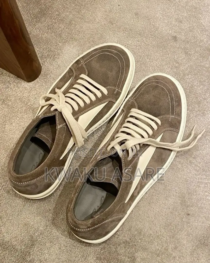 Rick Owens Low-Top 'Vintage Sneaks' Suede