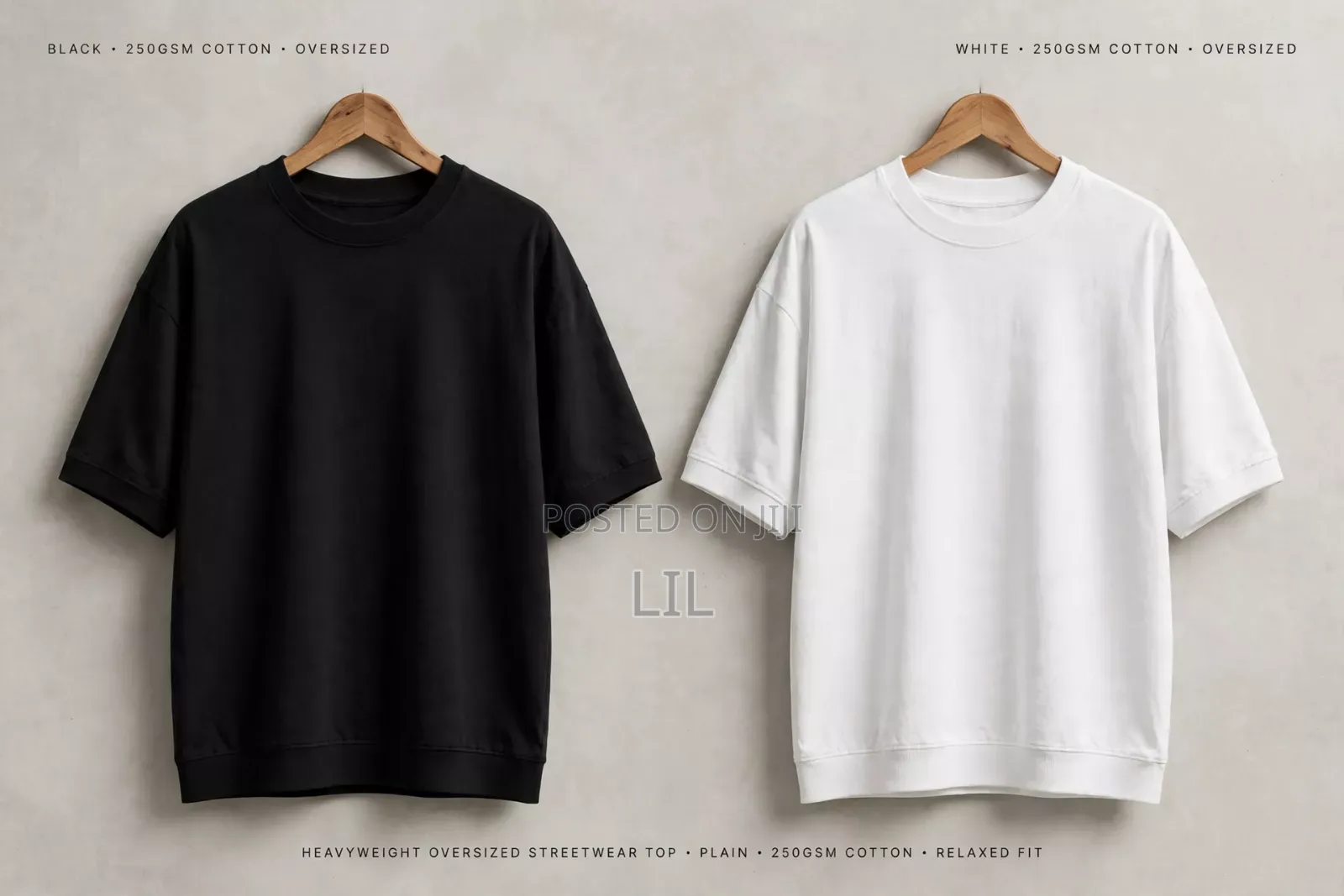 Heavyweight Oversized Plain Tshirts 250GSM