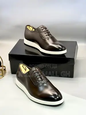 High Quality Berluti Excutive Black & White Shoe