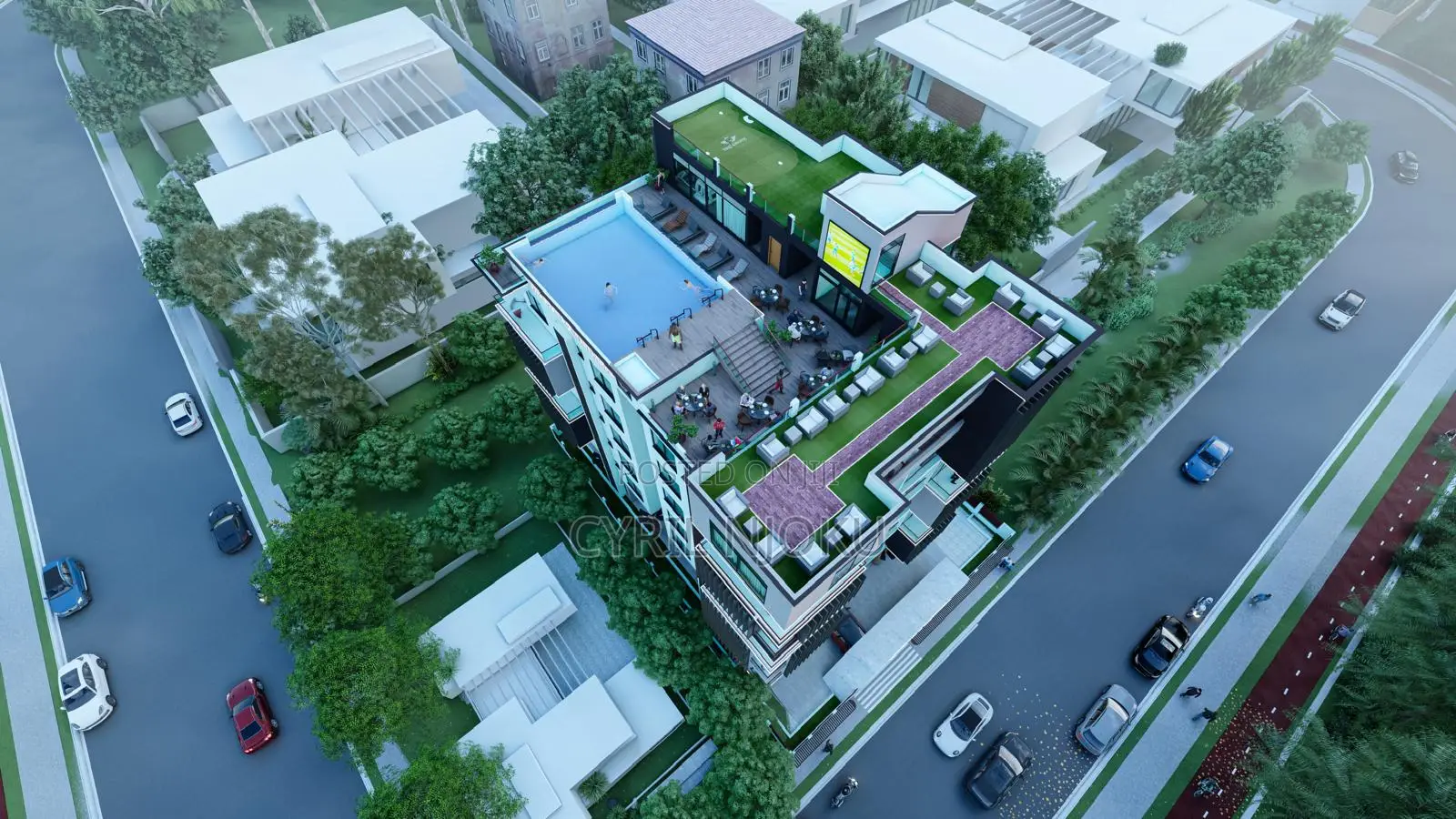 Furnished 2bdrm Block of Flats in Medifem Area for sale