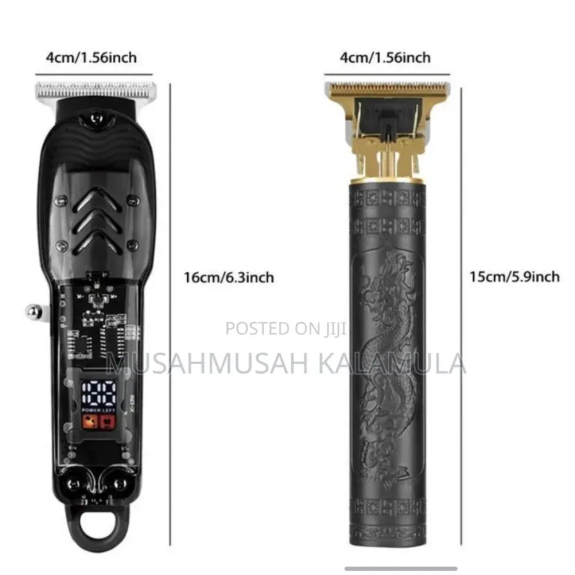 TOUPHY 2pcs Men's Hair Clippers/Wireless Hair Cutting Kit