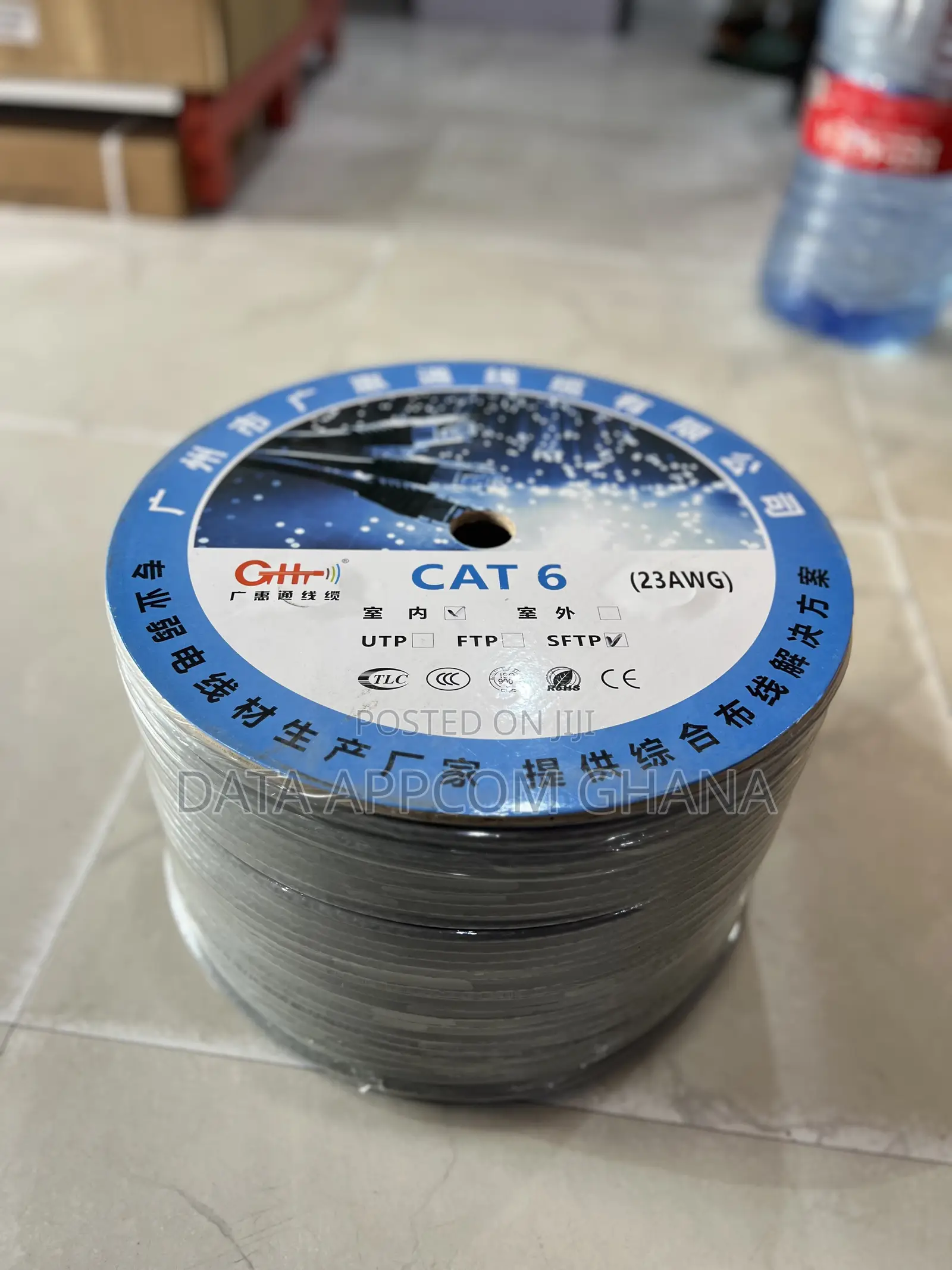 Cat6 SFTP Indoor 305m (23awg)pvc Jacket