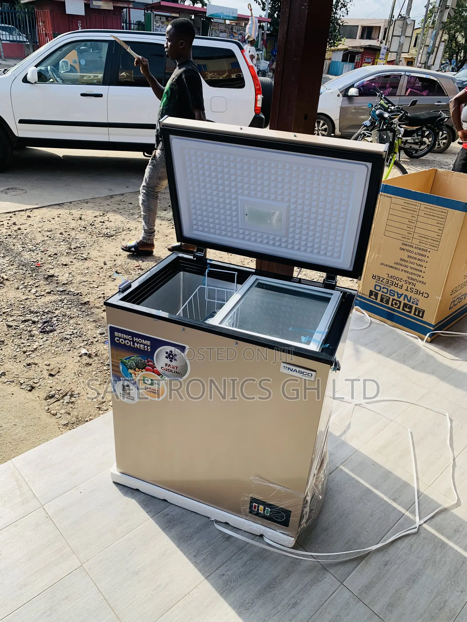 Quality (Gold) Nasco SingerDoor 150L Nas-200fl Frost-Peak Freezer
