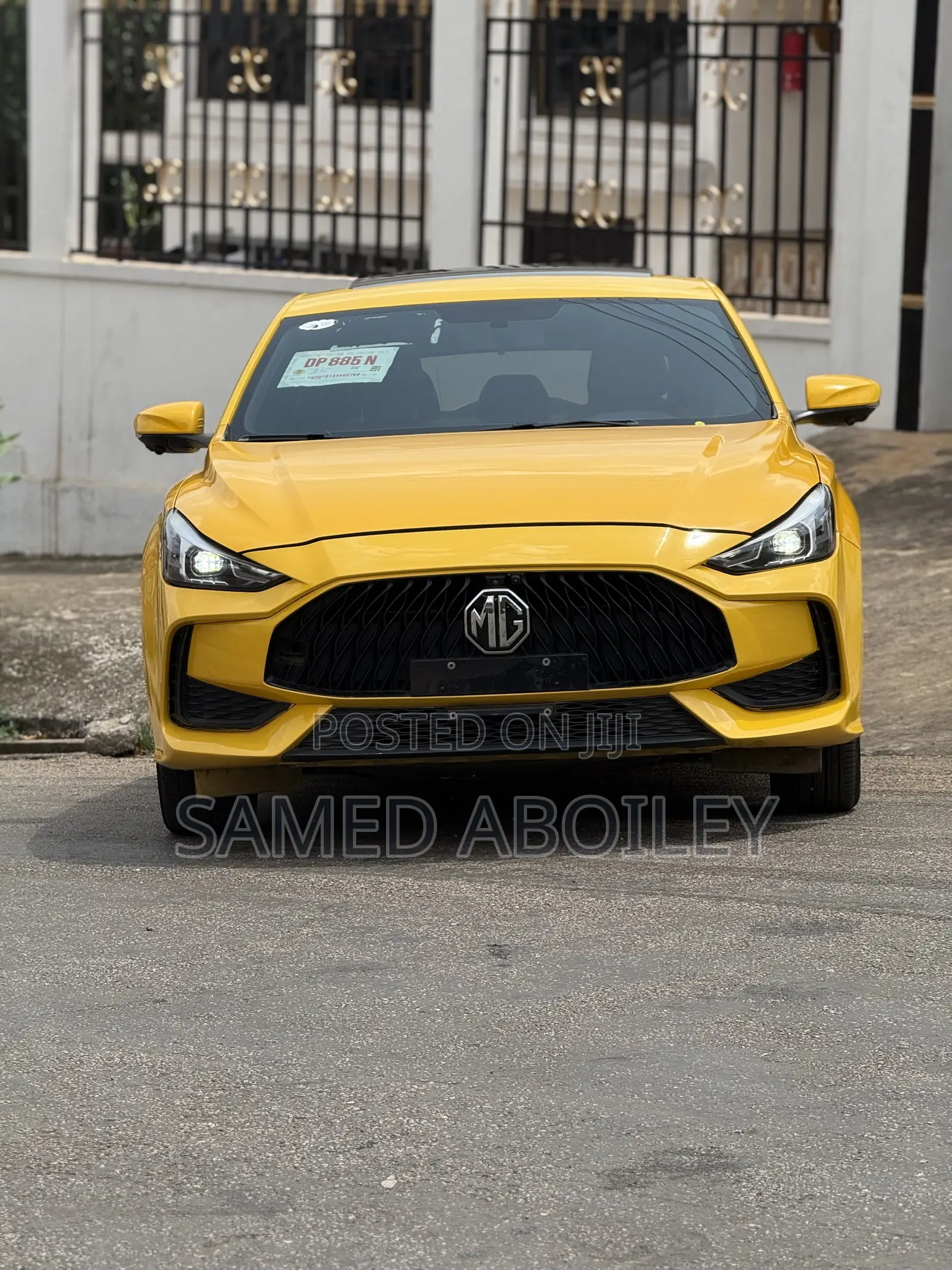 MG MG5 2021 Yellow