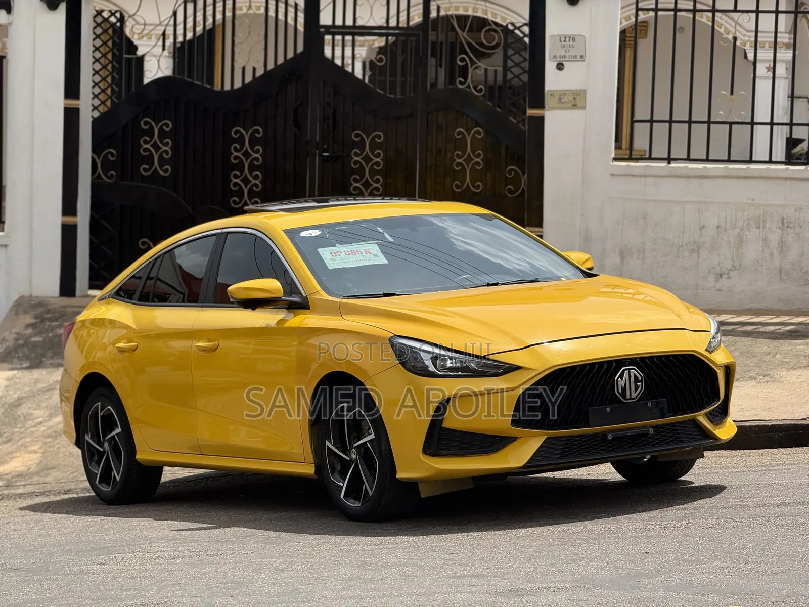 MG MG5 2021 Yellow