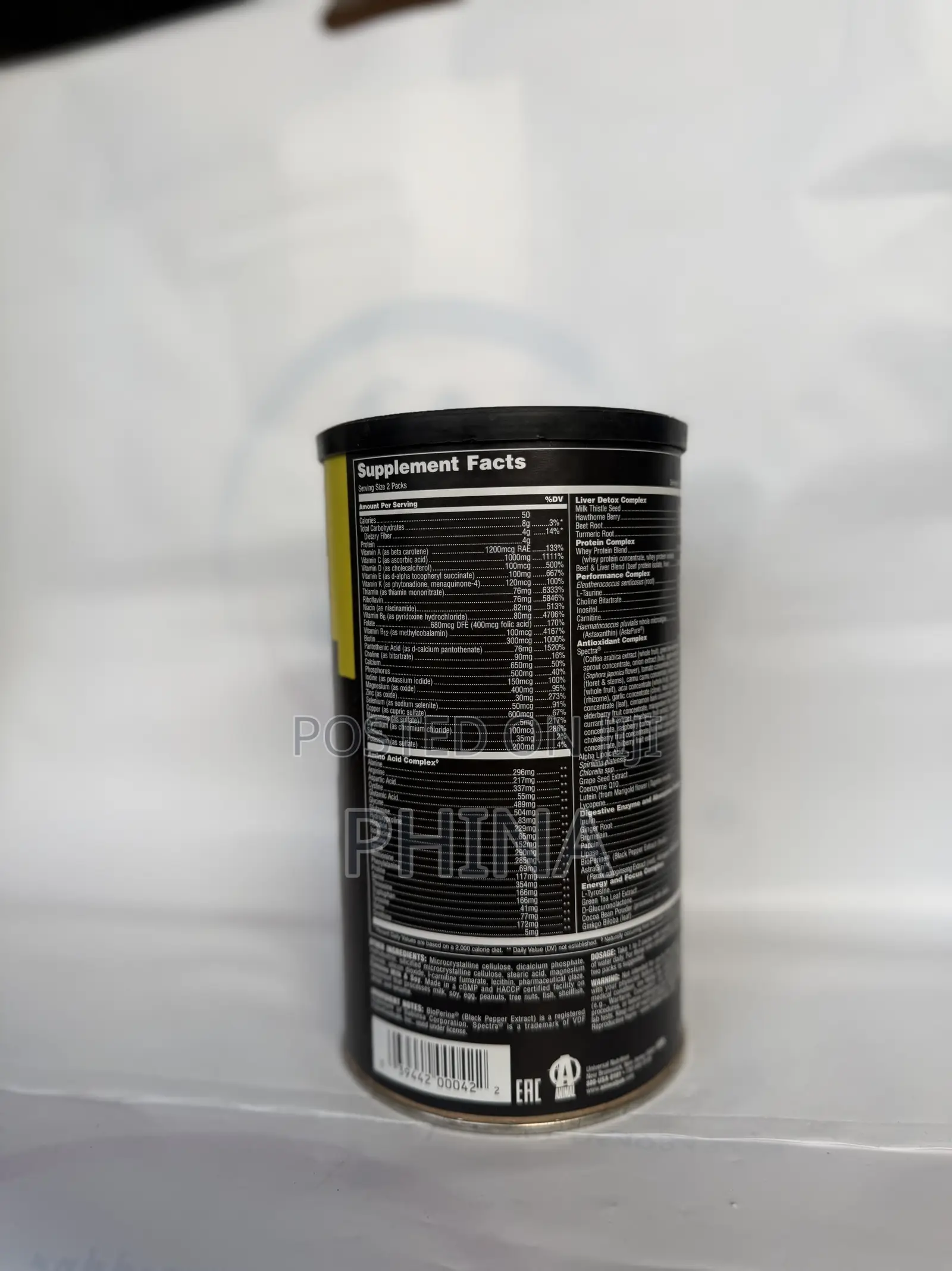 Animal Pak Multivitamins 44 Tablets