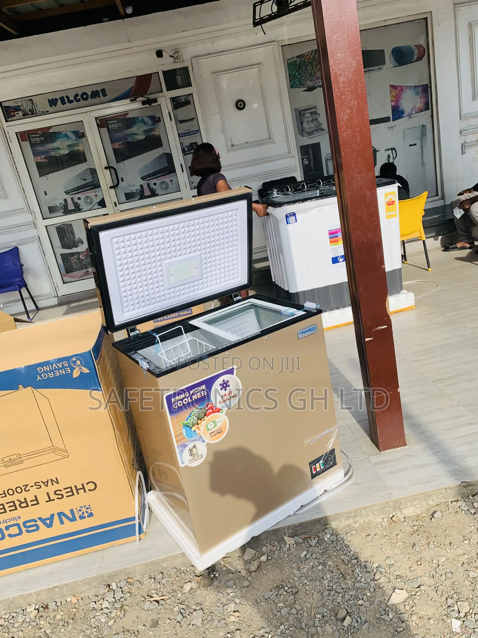 Design Gold150L Nasco (Chill-Afraid) 1 Door Nas-200fl Freezer