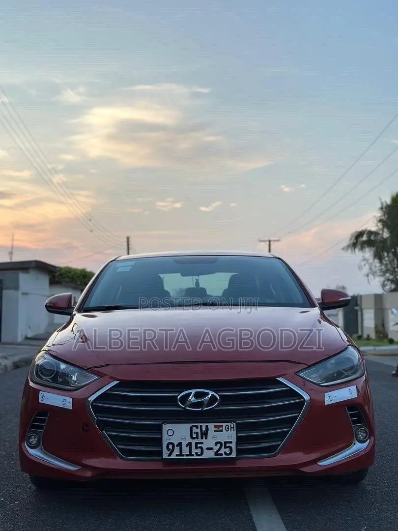 Hyundai Elantra 2017 Red