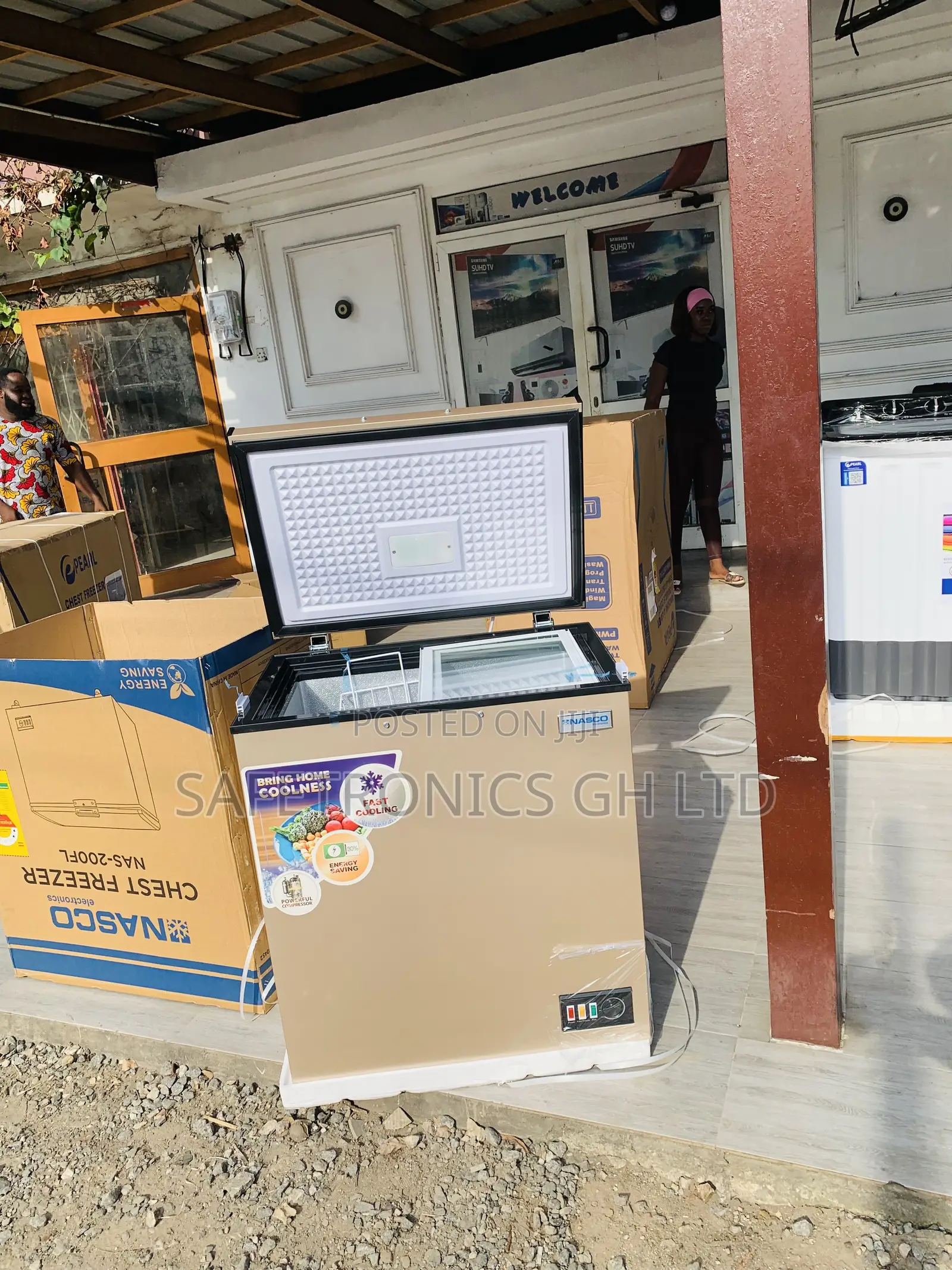 Sealed (Gold) Nas-200fl 150L Nasco (Cool-Reserve) Freezer