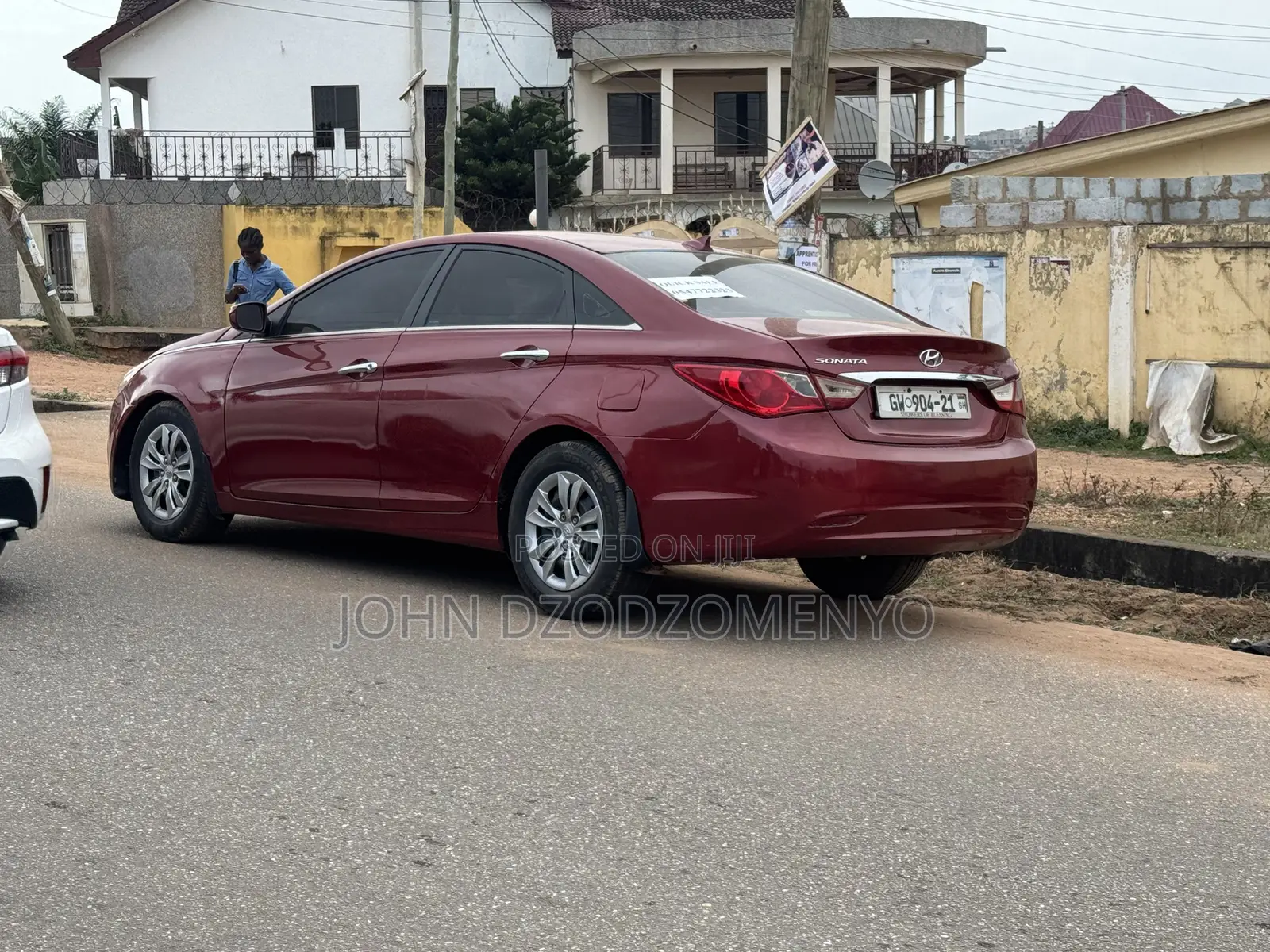 Hyundai Sonata 2011 Red