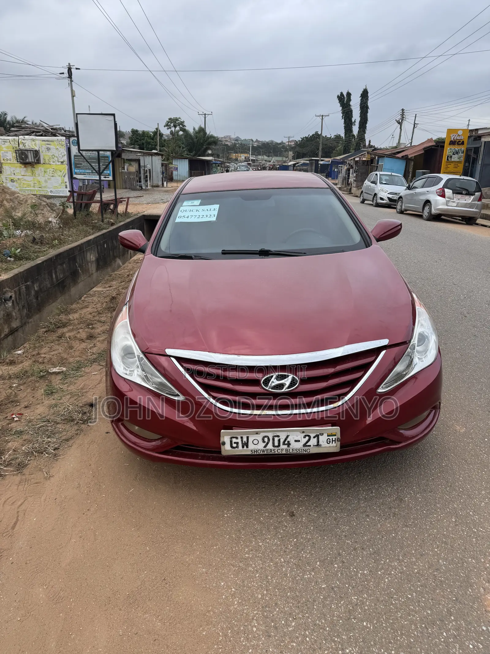 Hyundai Sonata 2011 Red