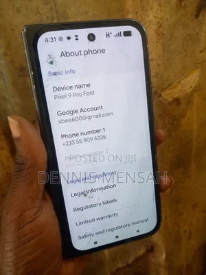 Google Pixel 9 Pro Fold 256 GB Black