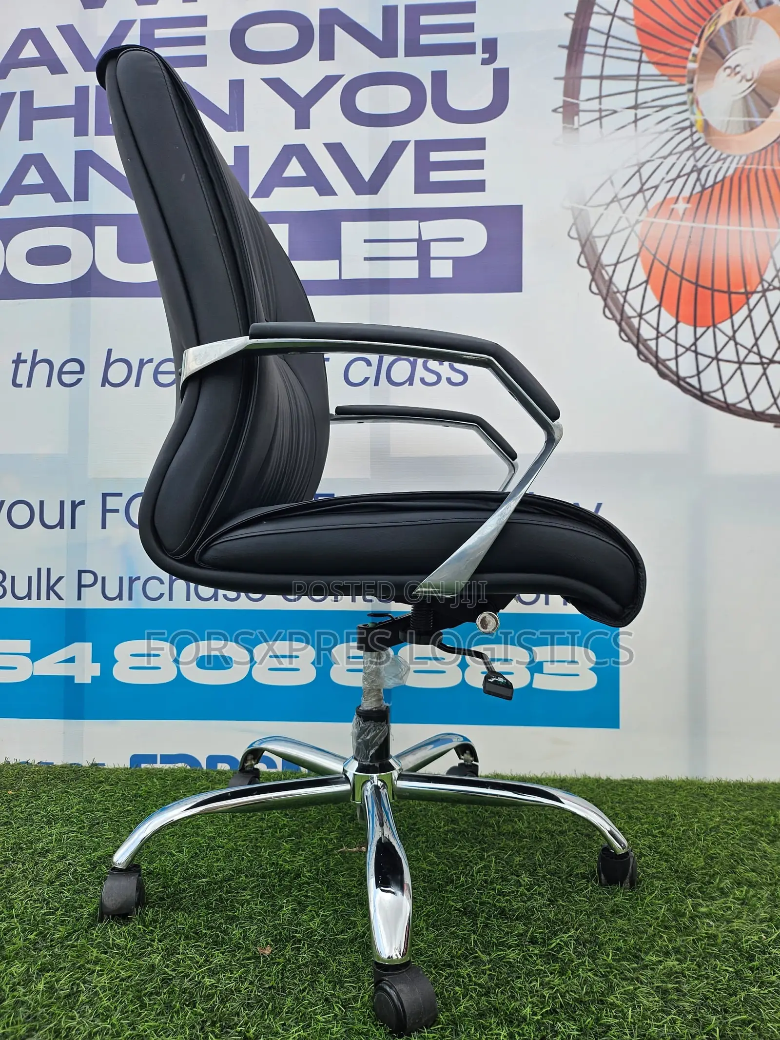 Leather Revolving Office Chair