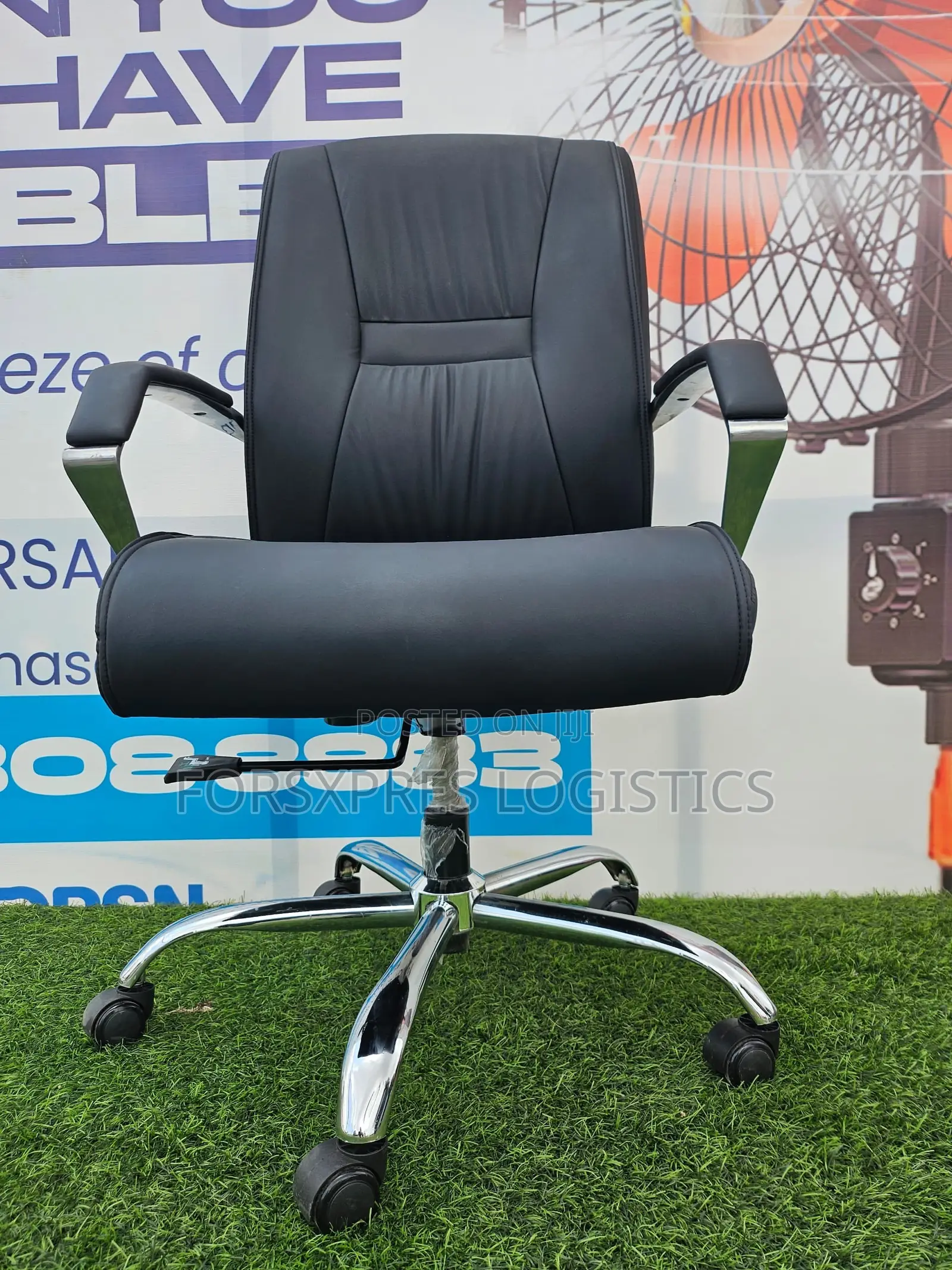 Leather Revolving Office Chair