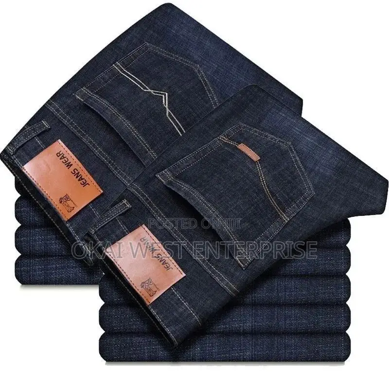 Summer Men's Straight Loose Fit Casual Jeans Trousers