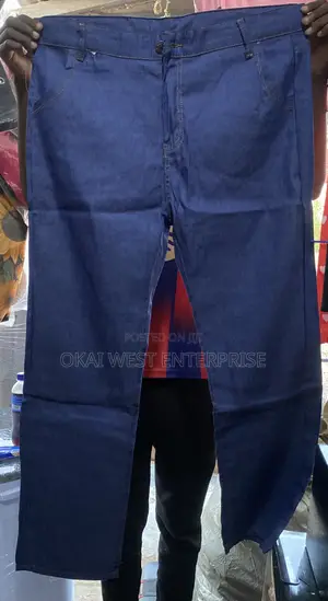 Summer Men's Straight Loose Fit Casual Jeans Trousers