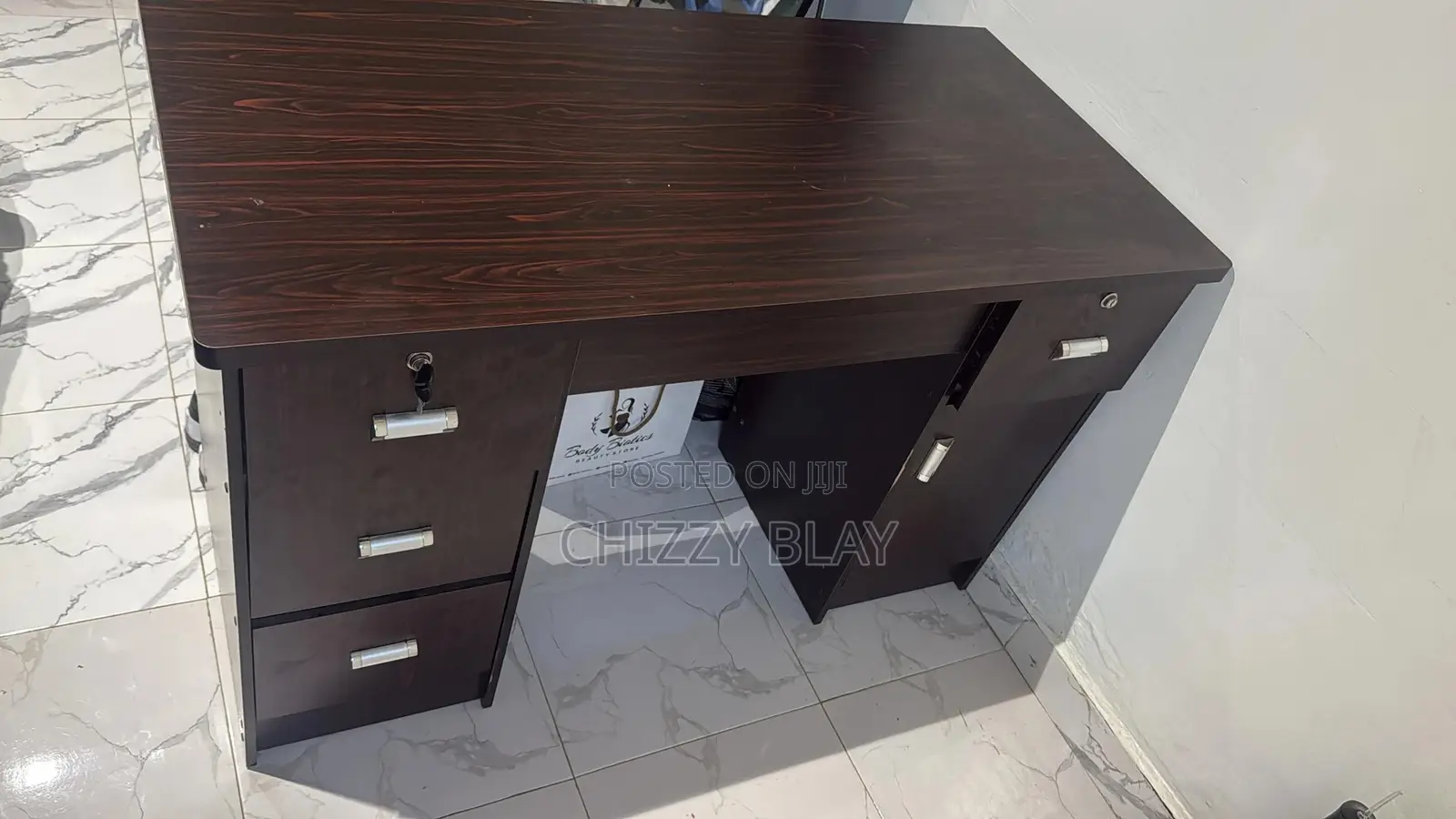 Large Wooden Office Table / Desk –