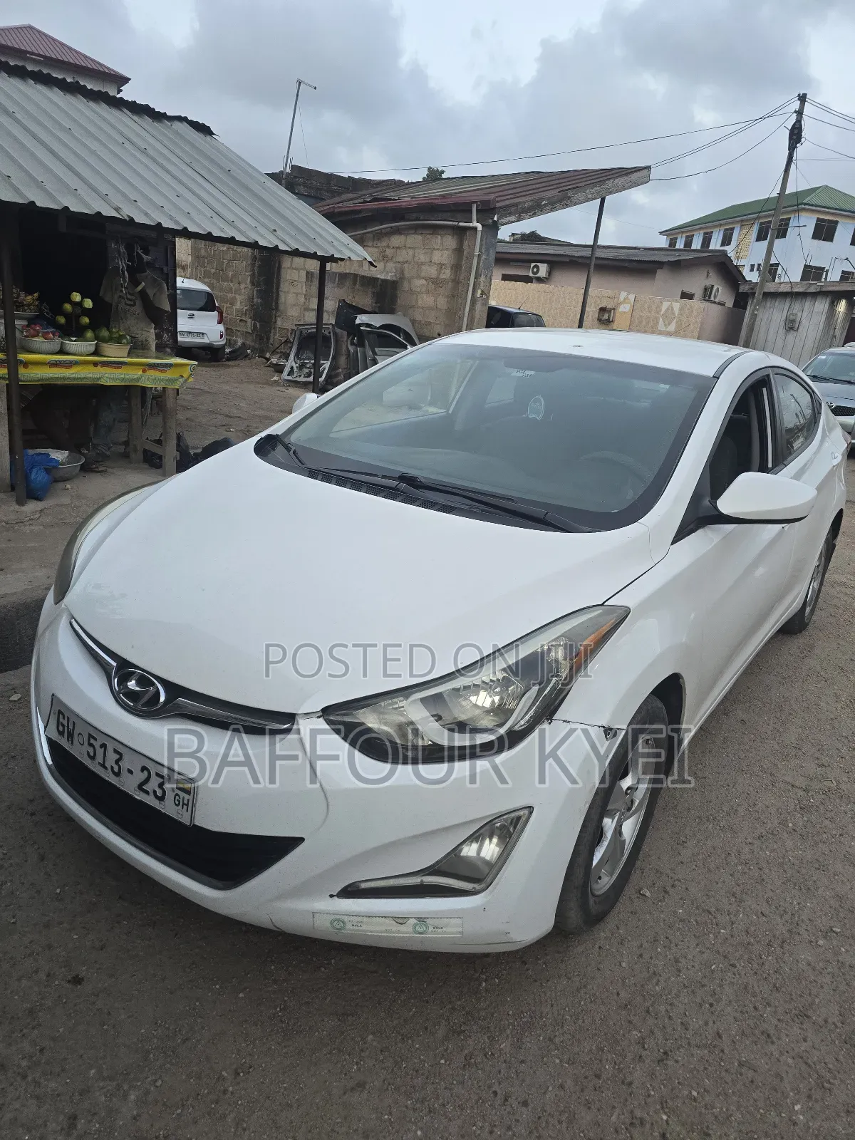 Hyundai Elantra Limited Sedan FWD (1.8L 4cyl 6A) 2016 White