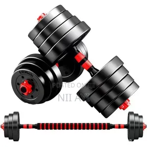 30kg Dumbbell Set With Barbell Link