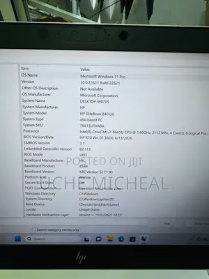 Laptop HP EliteBook 840 G6 16GB Intel Core i7 SSD 256GB