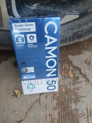 New Tecno Camon 50 256 GB Black