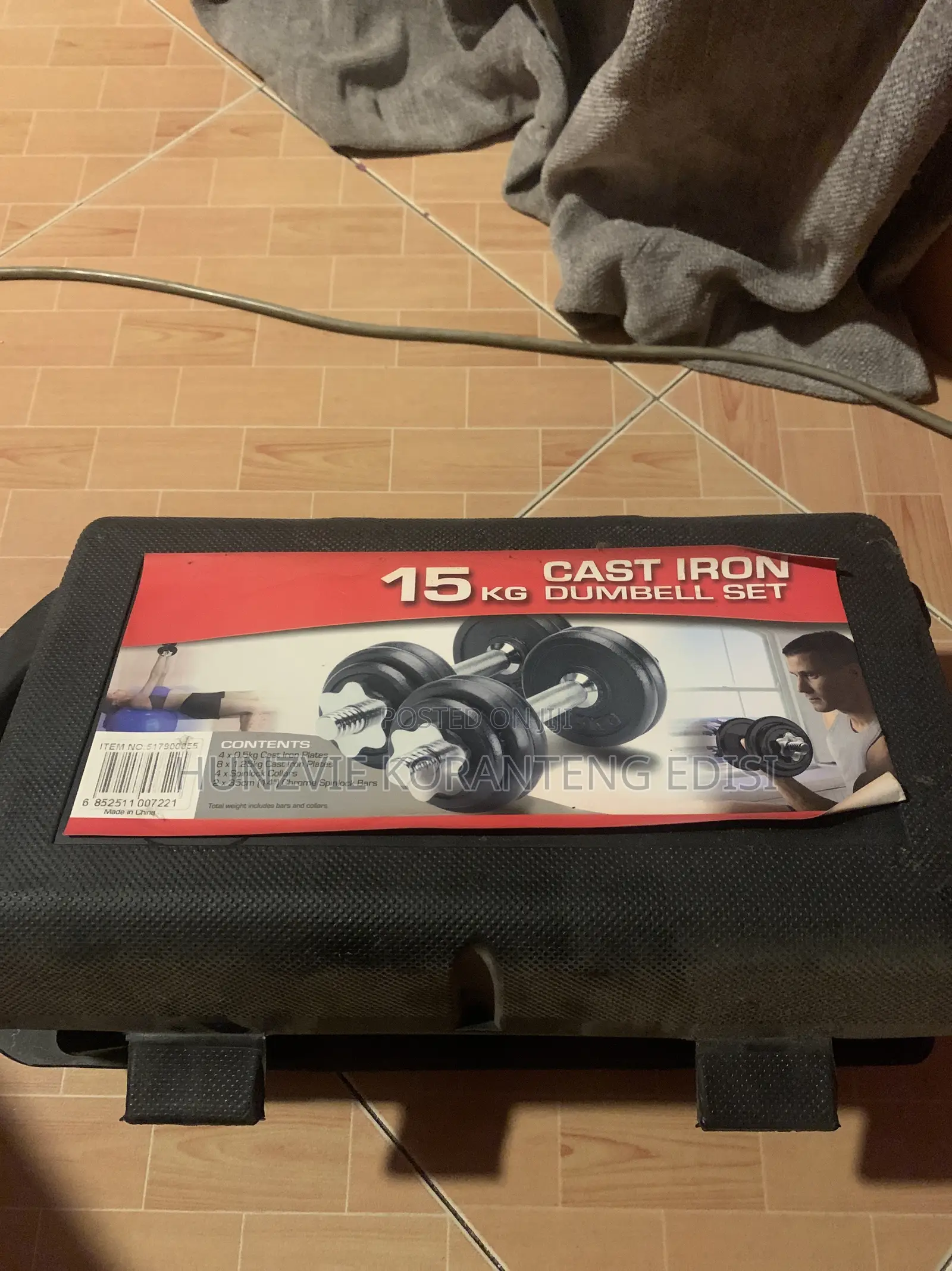 15kg Dumbbells (7.5kg*7.5kg)