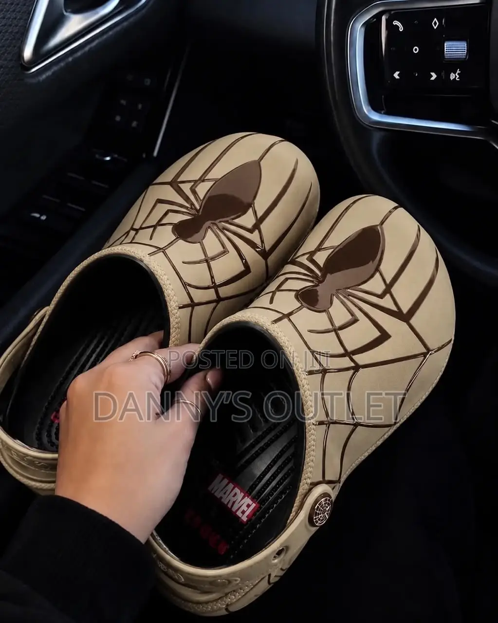 Spider-Man Neon Crocs
