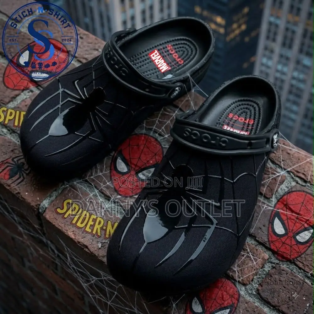Spider-Man Neon Crocs