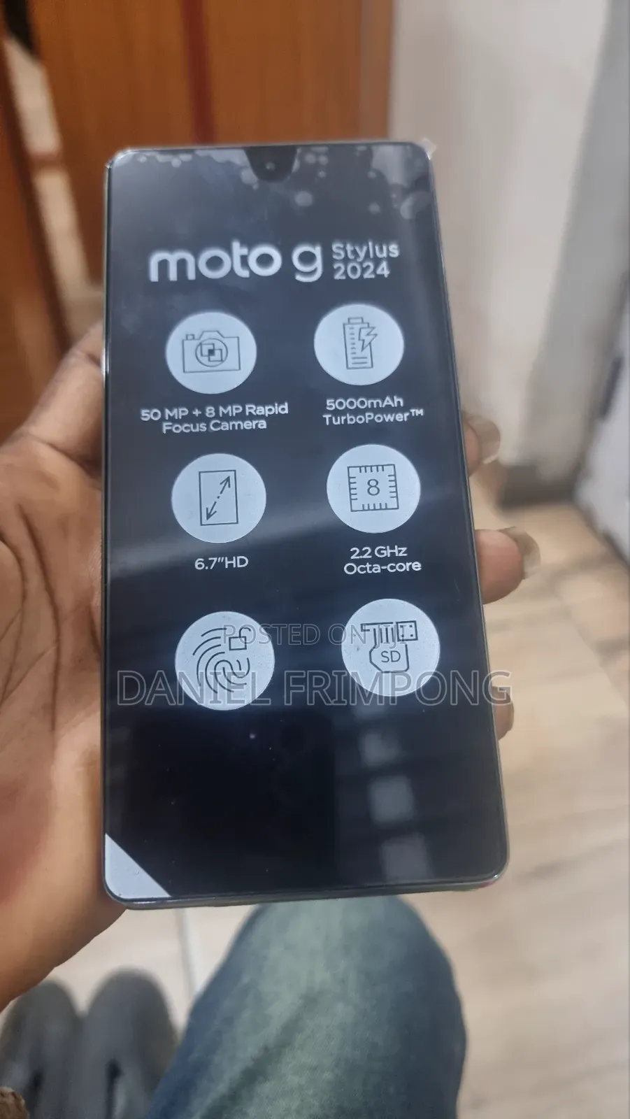 New Motorola Moto G Stylus 5G (2024) 128 GB Gold