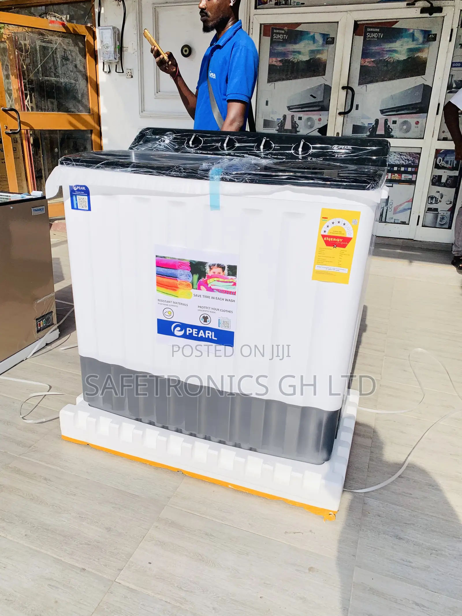 Fabulous New (Pure-Flow) 20kg TopLoad Pearl WashingMachine