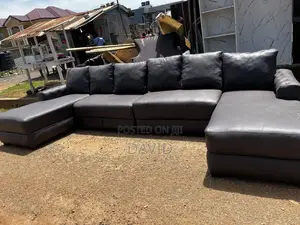3-in-1 Grey L-Shape Sofa Bed - Brand New