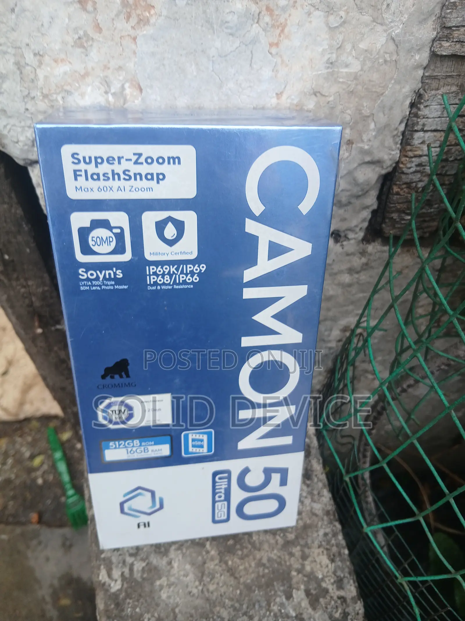 New Tecno Camon 50 Ultra 512 GB Black