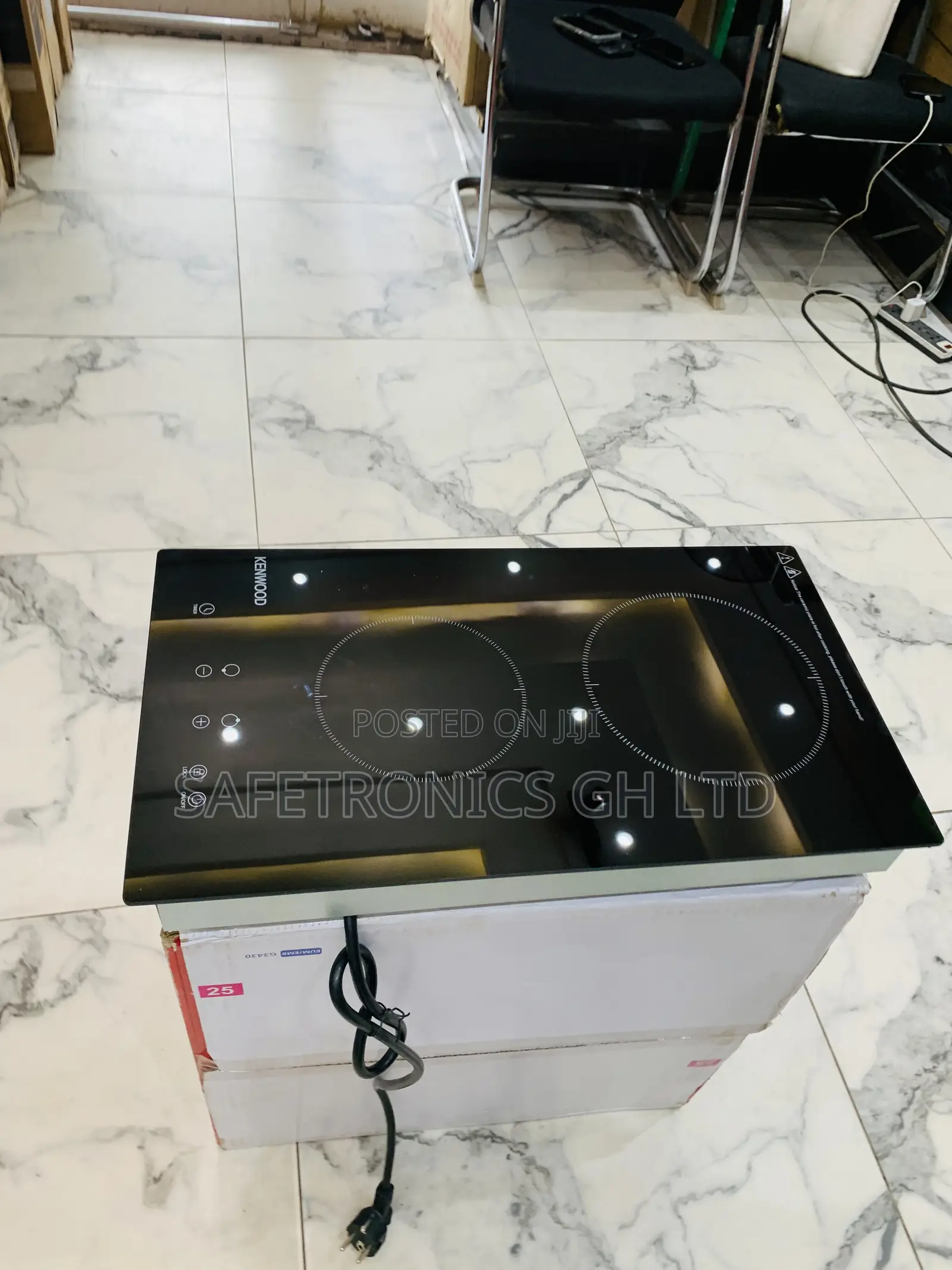 Kenwood Best 2 Electric Black Inbuilt (Chef-Pro) Hob Cooker