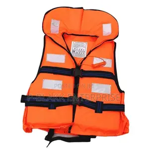 Universal Adult High-Visibility Orange Life Vest/ Jacket