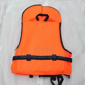 Universal Adult High-Visibility Orange Life Vest/ Jacket