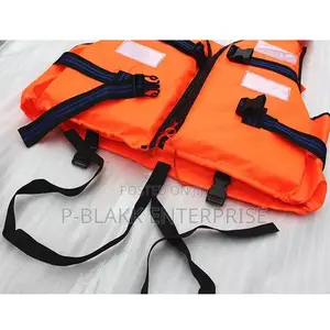 Universal Adult High-Visibility Orange Life Vest/ Jacket
