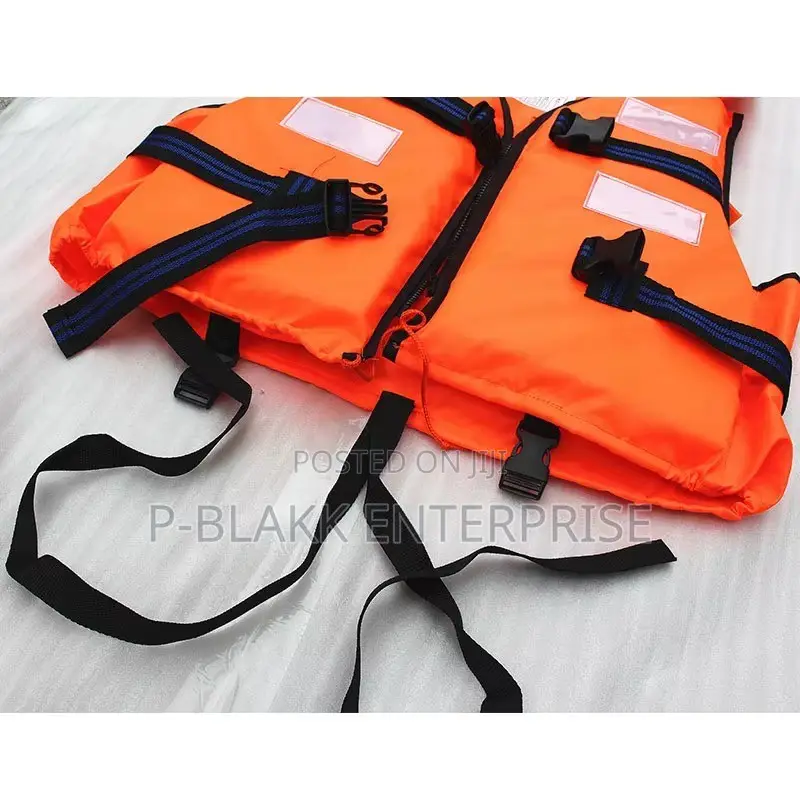 Universal Adult High-Visibility Orange Life Vest/ Jacket