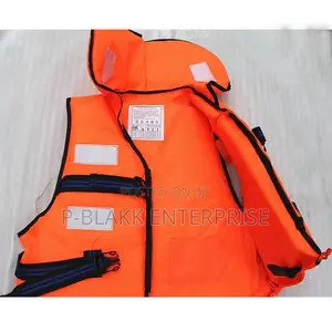 Universal Adult High-Visibility Orange Life Vest/ Jacket