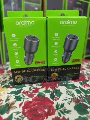 Oraimo PowerDrive Pro 69W Dual Super Fast Car Charger