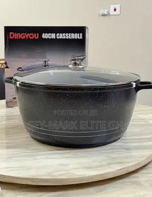 40cm Die-Cast Casserole Cookware (Large Capacity)